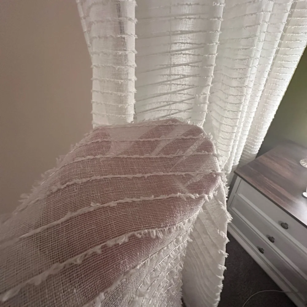 KARL LAGERFELD PARIS Sheer Curtain Panels – Set of 4